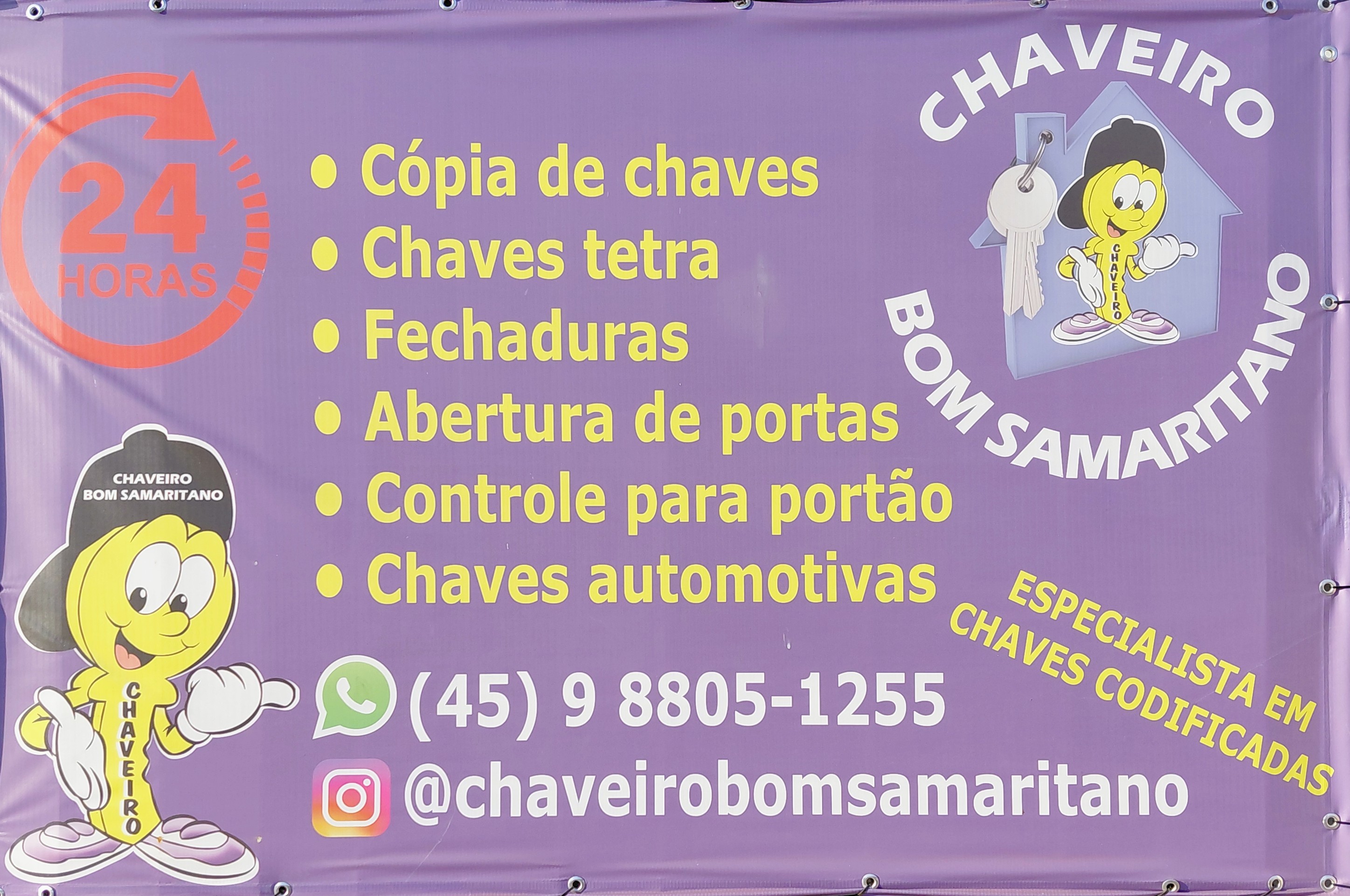 Imagem institucional de Chaveiro Bom Samaritano